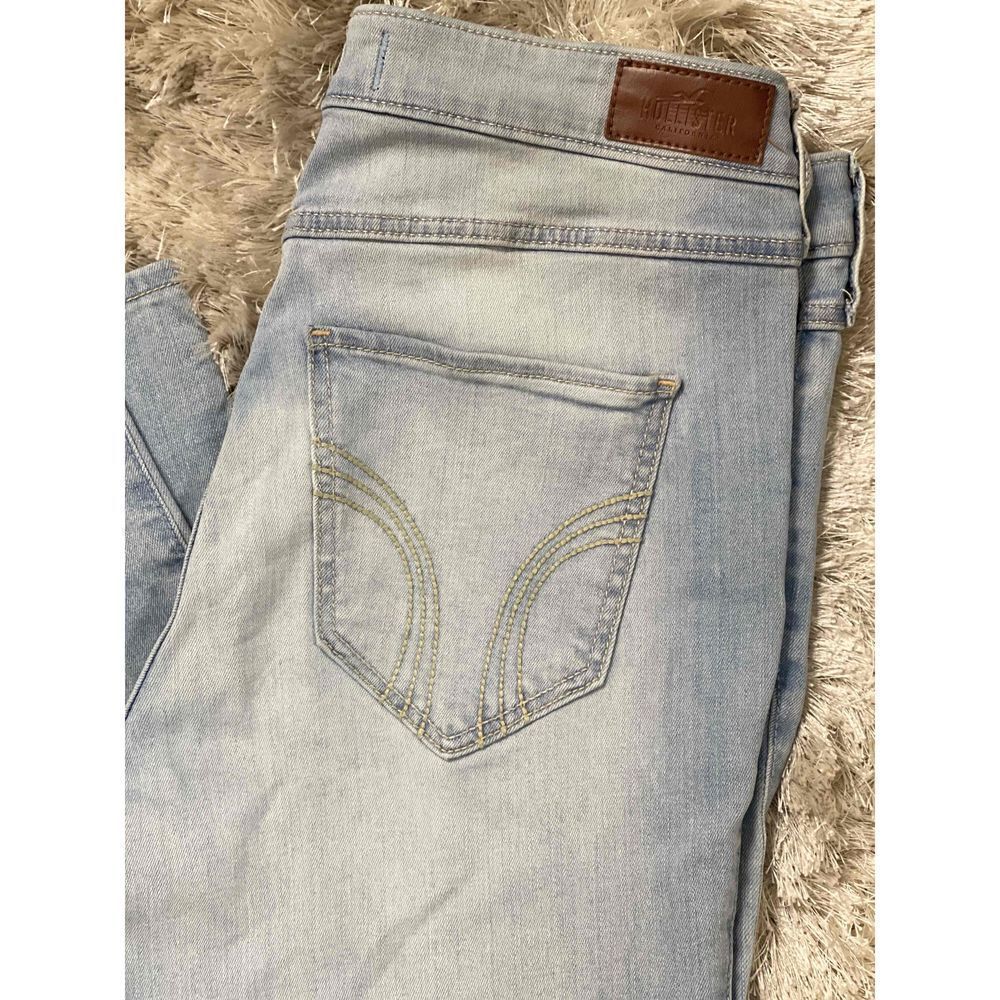 Hollister Light Wash High Rise Super Skinny Classic Stretch Jeans Size 9L